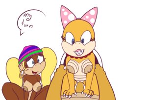 Rating: Explicit Score: 0 Tags: accessory anthro blonde_hair bow_ribbon breasts claws collar donkey_kong_(series) dragon_koopa e621 ear_piercing ear_ring erection female first_person_view genitals group hair hair_accessory hair_bow hair_ribbon haplorhine hoop_ear_ring horn kong koopa koopaling lips male male/female male_pov mammal mario_bros monkey nintendo nipples non-mammal_breasts non-mammal_nipples nude penetrating_pov penis piercing primate reptile ribbons ring_piercing scalie sex simple_background spikes thegalen tiny_kong wendy_o._koopa white_background User: bunchy7s