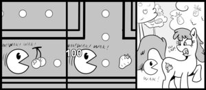 Rating: Safe Score: 0 Tags: bandai_namco berry_punch_(mlp) comic crossover digital_drawing_(artwork) digital_media_(artwork) duo e621 earth_pony equid equine female feral friendship_is_magic greyscale hasbro horse humor madmax mammal maze monochrome my_little_pony pac-man pac-man_(series) pony tail User: bunchy7s