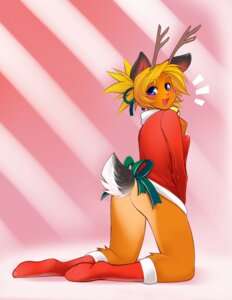 Rating: Questionable Score: 0 Tags: accessory anthro biped blonde_hair blue_eyes blush bow_(feature) bow_accessory bow_ribbon butt christmas clothing costume countershading digital_media_(artwork) e621 female footwear fur furgonomics hair hi_res holidays horn inuki_(character) kneeling legwear looking_at_viewer open_mouth orange_body orange_fur ribbons santa_costume shaded socks solo tail tail_accessory tail_bow tail_ribbon tsampikos User: bunchy7s Rating: Questionable Score: 0 Tags: accessory anthro biped blonde_hair blue_eyes blush bow_(feature) bow_accessory bow_ribbon butt christmas clothing costume countershading digital_media_(artwork) e621 female footwear fur furgonomics hair hi_res holidays horn inuki_(character) kneeling legwear looking_at_viewer open_mouth orange_body orange_fur ribbons santa_costume shaded socks solo tail tail_accessory tail_bow tail_ribbon tsampikos User: bunchy7s