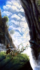 Rating: Safe Score: 0 Tags: anthro bottomwear bridge brown_hair chutkat clothing cloud detailed_background druid e621 feathers female flower grass hair hi_res horn hyena kikivuli loincloth long_hair magic magic_user mammal melee_weapon nature outside plant polearm sky solo staff striped_hyena tattoo tribal_spellcaster vines weapon User: bunchy7s