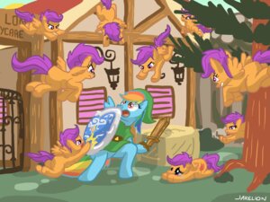 Rating: Safe Score: 0 Tags: 4:3 abuse attack avian bird blue_body blue_feathers blue_fur bodily_fluids box bruised building chicken child clothing container crossover crying cucco docwario e621 equid equine feathered_wings feathers female feral flying friendship_is_magic fur galliform group hair hasbro hat headgear headwear hi_res house link mammal melee_weapon multicolored_hair multicolored_tail my_little_pony mythological_creature mythological_equine mythology nintendo open_mouth outside parody pegasus phasianid plant practice_sword purple_eyes purple_hair rainbow_dash_(mlp) rainbow_hair rainbow_tail red_eyes scootaloo_(mlp) shield shirt tail tears the_legend_of_zelda topwear tree tunic weapon wings wood wooden_sword wounded young young_feral User: bunchy7s