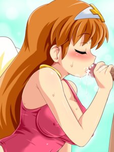 Rating: Explicit Score: 0 Tags: 1boy 1girls bikkuriman blush breasts censored closed_eyes clothing cum cum_in_mouth cum_inside duo erect_nipples eyebrows_visible_through_hair fellatio female female_focus human juujika_tenshi konpeto long_hair male nipple_bulge nipples one-piece_swimsuit oral penis rule34 solo_focus straight sweat swimsuit User: bunchy7s