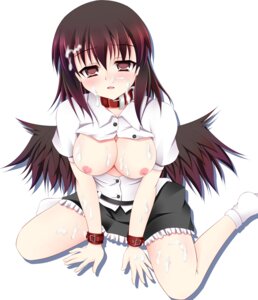 Rating: Explicit Score: 0 Tags: 1girls 2010 2d bad_source black_wings blush breasts breasts_out brown_eyes brown_hair clothing collar color cum cum_on_body cum_on_breasts cum_on_face cum_on_upper_body female female_only hair large_breasts light-skinned_female light_skin looking_at_viewer max_verstappen narumi_yuu_(imitmoon) nipples open_mouth red_highlights shameimaru_aya short_hair skirt slave solo straight_hair team_shanghai_alice touhou uncensored white_background wings User: bunchy7s