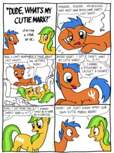 Rating: Safe Score: 0 Tags: 2014 amber_eyes blue_eyes blue_hair bottle comic confetti confetti_streamer container cutie_mark dialogue duo e621 english_text equid equine fan_character female furniture green_hair hair hasbro horse hungover kinkyturtle lying male mammal multicolored_hair my_little_pony on_back pony sofa text two_tone_hair User: bunchy7s