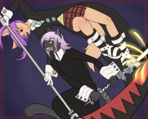 Rating: Safe Score: 0 Tags: animate_inanimate anthro battle blush bottomwear canid canine clothed clothing coat cosplay costume crona_(soul_eater) crossdressing domestic_cat duo e621 felid feline felis femboy fenix_(fenix-fox) fox gloves hair handwear living_melee_weapon living_scythe living_sword living_weapon maka_albarn male mammal melee_weapon pink_hair polearm purple_hair ragnarok_(soul_eater) red_eyes ryunwoofie scythe skirt soul_eater soul_evans sword topwear weapon yellow_eyes User: bunchy7s