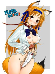 Rating: Explicit Score: 0 Tags: 3:4 animal_humanoid bodily_fluids breasts canid canid_humanoid canine canine_humanoid censor_bar censored clothing collar e621 erection fox fox_humanoid genital_fluids genitals herm humanoid humanoid_genitalia humanoid_penis hybrid hyper ineffective_censorship intersex leash looking_at_viewer mammal mammal_humanoid nipples panties penis precum retsumaru ribbons sackless solo tail underwear vaginal_fluids vulva User: bunchy7s