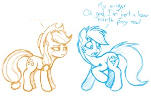 Rating: Safe Score: 0 Tags: 3:2 applejack_(mlp) blue_body blue_fur clothing cutie_mark dialogue duo e621 earth_pony ellipsis english_text equid equine eyelashes female feral freckles friendship_is_magic fur hair hasbro hat headgear headwear hooves horse insult long_hair looking_at_another looking_at_self looking_back mammal monochrome moophins my_little_pony open_mouth pony quadruped rainbow_dash_(mlp) raised_leg simple_background sketch tail text unguligrade white_background User: bunchy7s