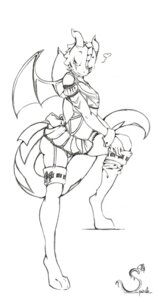 Rating: Questionable Score: 0 Tags: 2012 anthro bottomwear clothed clothing crossdressing dragon e621 femboy heart_symbol horn legwear looking_at_viewer maid_uniform male membrane_(anatomy) membranous_wings mythological_creature mythological_scalie mythology phyore scalie simple_background skirt smile solo spirale stockings tail teasing uniform white_background wings User: bunchy7s