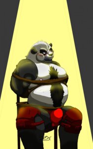 Rating: Explicit Score: 0 Tags: anthro balls_outline bdsm bear belly biped blush bodily_fluids bondage bound bulge chair chair_bondage clothing detailed_bulge dragonslash e621 fluffy forced fur furniture gag gagged genital_outline giant_panda hairy hi_res interrogation knee_pads light male mammal musclegut muscular muscular_anthro muscular_male overweight overweight_anthro overweight_male penis_outline rope signature sitting solo speedo spotlight submissive submissive_male sweat swimwear tape tape_gag underwear wrestler zeus_(golvellius) User: bunchy7s