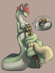 Rating: Questionable Score: 0 Tags: anthro apode between_breasts breasts brown_hair canid canine coiling dominant dominant_female draconcopode dragon duo e621 eyes_closed eyewear face_in_breasts female female_pred forked_tongue glasses hair head_between_breasts horn hug hybrid imminent_vore interspecies lamia legless long_neck mammal mythological_creature mythological_scalie mythology nipples non-mammal_breasts non-mammal_nipples red_hair reptile sammy73 scalie serpentine simple_background size_difference snake split_form tail tongue tongue_out vore User: bunchy7s