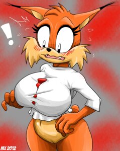 Rating: Explicit Score: 0 Tags: 2012 anthro big_breasts blush bottomless breasts bubsy_(series) bubsy_bobcat clothed clothing crossgender e621 exclamation_point felid feline female genitals huge_breasts lynx mammal monkeyxflash mtf_crossgender navel shirt solo topwear vulva User: bunchy7s