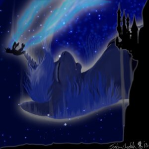 Rating: Safe Score: 0 Tags: 1:1 2013 aurora_(phenomenon) canterlot cool_colors digital_media_(artwork) duo e621 equid equine eyes_closed falling female feral friendship_is_magic hair hasbro hi_res horn horse mammal my_little_pony night outside pony princess_luna_(mlp) sakuraxcheetah silhouette sky sleeping solo_focus star starry_sky User: bunchy7s