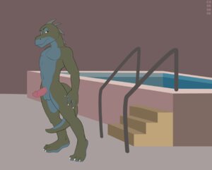 Rating: Explicit Score: 0 Tags: anthro balls compfive countershading e621 erection genitals humanoid_genitalia humanoid_penis lizard male nude penis reptile scalie solo source_request swimming_pool tail water User: bunchy7s