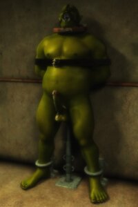Rating: Explicit Score: 0 Tags: 1boy 2:3 3d bald ball_gag balls ballsack cock_ring collar corwyn e621 erect_penis erection gag gagged genitals green_skin humanoid humanoid_genitalia humanoid_penis humanoid_pointy_ears male male_nipples male_only muscular muscular_bottom muscular_humanoid muscular_male muscular_sub nipples not_furry nude nude_male one-bar_prison orc pecs penis pointy_ears precum precum_drip restrained restraints rule34 scrotum smooth_skin smooth_skinned_male solo submissive submissive_male tagme testicles torture tusks User: bunchy7s