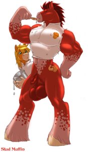 Rating: Explicit Score: 0 Tags: absurd_res animal_genitalia anthro balls barefoot biceps big_balls bottomless bucket clothed clothing clydesdale container cutie_mark digital_media_(artwork) draft_horse duo e621 equid equine eyes_closed fan_character feathering feet fully_sheathed fur genitals gideon green_eyes hair hand_on_hip hasbro hi_res hooves horse leg_markings male male/male mammal markings muscular my_little_pony navel pecs pose red_body red_fur red_hair seductive sheath shirt simple_background socks_(marking) standing topwear white_background User: bunchy7s
