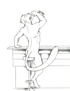 Rating: Safe Score: 0 Tags: anthro bar bar_stool biped butt cougar drinking e621 eyes_closed felid feline furniture hi_res jeffurr looking_up male mammal nude open_mouth rear_view sitting sketch solo stool teeth tongue User: bunchy7s