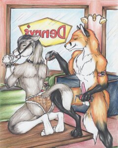 Rating: Explicit Score: 0 Tags: 4_claws 4_toes amran_(character) animal_genitalia animal_penis anthro anthro_on_anthro armband balls bdsm black_body black_ears black_fur black_hair black_nose black_paws bondage bound bridle brown_clothing brown_panties brown_underwear canid canine canine_genitalia canine_penis canis chest_tuft claws clothed clothed/nude clothed_male clothing container countershade_fur countershade_torso countershading dark_claws dark_ears dark_hair dark_nose dark_paws denny's detailed_background digitigrade dipstick_tail dominant dominant_male duo e621 erection feet footprint fox fur fur_tuft furniture gag gagged genitals gloves_(marking) grey_body grey_ears grey_face grey_fur grey_tail hair halter harness harness_gag holding_container holding_object inside kneeling leg_markings light light_balls light_body light_fur light_inner_ear light_tuft lighting lightstep lucifur male male/male mammal markings monotone_balls monotone_genitals monotone_hair monotone_inner_ear monotone_penis multicolored_body multicolored_clothing multicolored_face multicolored_fur multicolored_panties multicolored_tail multicolored_underwear muzzle_(object) nude on_table orange_body orange_face orange_fur orange_tail panties pawprint penis pink_penis restaurant snout socks_(marking) submissive submissive_male table tail tail_markings toe_claws toes tuft two_tone_body two_tone_clothing two_tone_face two_tone_fur two_tone_panties two_tone_tail two_tone_underwear underwear wall_lighting what white_balls white_body white_clothing white_countershading white_face white_fur white_inner_ear white_panties white_paws white_tail white_tuft white_underwear window wolf wood wood_furniture wood_table User: bunchy7s