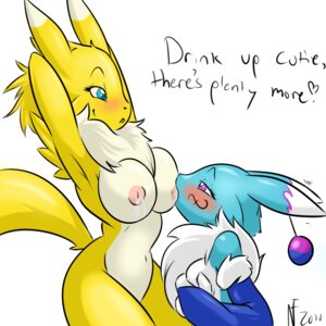 Rating: Explicit Score: 0 Tags: 2010 2d 2girls anthro anthro_on_anthro areolae arms_behind_back aroused blush breast_sucking breastfeeding breasts canine color digimon digimon_(species) digital_media female female_only fox fur furry furry_only grabbing_own_breast haley_(nightfaux) inverted_nipples lactation multiple_females narrow_waist neck_tuft nipples nude puffy_areola renamon rule34 side_view simple_background sitting tail white_background yuri User: bunchy7s