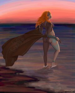 Rating: Questionable Score: 0 Tags: anklet barefoot beach bikini butt clothed clothing e621 english_text feet female hi_res humanoid humanoid_pointy_ears jewelry luizamoony midna_(true_form) nintendo not_furry outside pointy_ears seaside skimpy sky solo sunset swimwear text the_legend_of_zelda thong tight_clothing twili twilight_princess two-piece_swimsuit underwear water User: bunchy7s