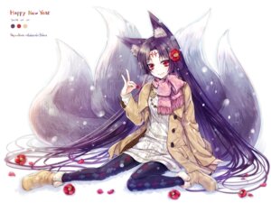 Rating: Safe Score: 0 Tags: 2014 4:3 accessory animal_humanoid black_clothing black_hair black_legwear boots canid canid_humanoid canine canine_humanoid clothing coat colored_nails e621 facial_markings female flower flower_in_hair footwear fox fox_hand_gesture fox_humanoid fox_tail fur_trim_(clothing) gesture hagino_kouta hair hair_accessory head_markings hi_res holidays humanoid jewelry legwear long_hair looking_at_viewer mammal mammal_humanoid markings multi_tail nails necklace new_year pantyhose pixiv_fantasia pixiv_fantasia_sword_regalia plant red_eyes scarf shadow_puppet shoes simple_background sitting smile solo sweater tail topwear white_background User: bunchy7s