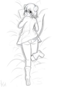 Rating: Questionable Score: 0 Tags: anthro biped book butt clothing e621 eyewear female glasses hair hi_res looking_at_viewer looking_back lying mammal messy_hair monochrome mouse murid murine on_front panties reading rear_view regalweasel rodent sketch solo underwear User: bunchy7s