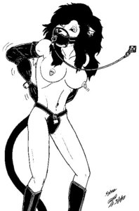 Rating: Questionable Score: 0 Tags: anthro bdsm big_daddy_cruel biped black_and_white bondage boots bound breasts chastity_belt chastity_device clothing digital_media_(artwork) e621 felid female footwear gag gagged hands_behind_back lock mammal monochrome muzzle_(object) muzzled nipple_piercing nipples padlock piercing shoes solo standing submissive submissive_female tail yonic_chastity_device User: bunchy7s