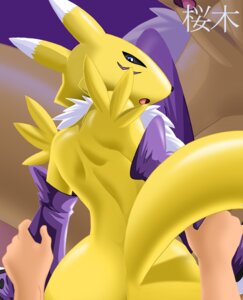 Rating: Questionable Score: 0 Tags: ambiguous/ambiguous ambiguous_gender ambiguous_on_bottom ambiguous_on_top ambiguous_pov anthro arm_grab arms_held bandai_namco black_sclera blue_eyes canid canine chest_tuft clothing digimon digimon_(species) digiphilia duo e621 first_person_view fur gloves handwear human human_on_anthro interspecies looking_at_viewer looking_back mammal on_bottom on_top open_mouth raised_tail renamon sakuragi tail tuft white_body white_fur yellow_body yellow_fur User: bunchy7s