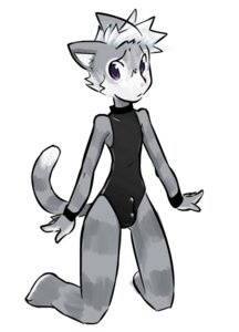 Rating: Questionable Score: 0 Tags: anthro biped black_one-piece_swimsuit black_wristband bulge clothed clothing collar countershade_face countershade_feet countershade_hands countershading dipstick_tail domestic_cat e621 feet felid feline felis fur grey_body grey_fur hair kneeling male mammal markings nanojam one-piece_swimsuit purple_eyes simple_background skimpy skinny solo swimwear tail tail_markings turtleneck_swimsuit white_body white_countershading white_fur white_hair white_tail_tip wristband User: bunchy7s