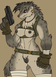 Rating: Explicit Score: 0 Tags: 2013 anthro belt black_nipples breasts clothing e621 ear_piercing female fierce_bad_rabbit genitals gloves gun handgun handwear hyena jewelry looking_at_viewer mammal navel necklace nipples piercing pistol ranged_weapon simple_background solo spots spotted_hyena tail topwear vest vulva weapon User: bunchy7s Rating: Explicit Score: 0 Tags: 2013 anthro belt black_nipples breasts clothing e621 ear_piercing female fierce_bad_rabbit genitals gloves gun handgun handwear hyena jewelry looking_at_viewer mammal navel necklace nipples piercing pistol ranged_weapon simple_background solo spots spotted_hyena tail topwear vest vulva weapon User: bunchy7s