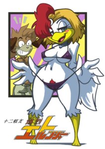 Rating: Questionable Score: 0 Tags: 3_toes anthro avian barefoot beak big_breasts bikini bird bittenhard blonde_hair breasts canid canine canis chicken clothed clothing digital_media_(artwork) domestic_dog duo e621 eto_rangers feet female fur galliform green_eyes hair looking_at_viewer male mammal navel phasianid pochiro pubes skimpy solo_focus swimming_trunks swimwear tart_(eto_rangers) toes two-piece_swimsuit white_body white_fur User: bunchy7s