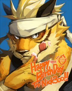 Rating: Safe Score: 0 Tags: 5_fingers accessory anthro black_body black_fur black_nose black_stripes blonde_hair blue_background clothed clothing e621 english_text felid fingers frosting fur hair headband kerchief licking male mammal multicolored_body multicolored_fur orange_body orange_fur pantherine pose rpbbw simple_background solo striped_body striped_fur stripes text tiger tongue tongue_out User: bunchy7s Rating: Safe Score: 0 Tags: 5_fingers accessory anthro black_body black_fur black_nose black_stripes blonde_hair blue_background clothed clothing e621 english_text felid fingers frosting fur hair headband kerchief licking male mammal multicolored_body multicolored_fur orange_body orange_fur pantherine pose rpbbw simple_background solo striped_body striped_fur stripes text tiger tongue tongue_out User: bunchy7s