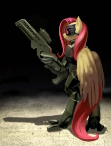 Rating: Safe Score: 0 Tags: abstract_background absurd_res anthro anthrofied armor biped black_background digital_media_(artwork) e621 equid equine eyewear feathered_wings feathers female fluttershy_(mlp) friendship_is_magic futuristic futuristic_armor futuristic_clothing futuristic_gun futuristic_suit goggles gun hair hasbro hi_res high_tech_armor machine mammal my_little_pony mythological_creature mythological_equine mythology pegasus pink_hair power_armor ranged_weapon rifle shaded simple_background solo standing tail vombavr weapon wings yellow_body yellow_feathers User: bunchy7s