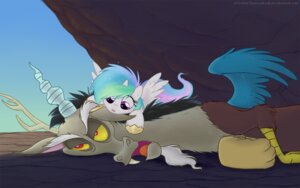 Rating: Safe Score: 0 Tags: 16:10 2014 antlers cave celestiathegreatest chimera discord_(mlp) draconequus duo e621 equid equine fangs feathered_wings feathers female friendship_is_magic hair hasbro horn lying male mammal multicolored_hair my_little_pony mythological_creature mythological_equine mythology on_side outside princess_celestia_(mlp) purple_eyes red_eyes rock sparkles teeth widescreen winged_unicorn wings young User: bunchy7s