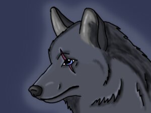 Rating: Safe Score: 0 Tags: 4:3 ambiguous_gender blue_eyes canid canine canis e621 fur grey_body grey_fur mammal scar solo tithenluin traced wolf User: bunchy7s