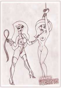 Rating: Explicit Score: 0 Tags: arms_up bondage breast_grab breasts disney female female_only human kim_possible kimberly_ann_possible line_art medium_breasts monochrome multiple_females nipples online_superheroes pussy rule34 shego straight_hair tagme whip User: bunchy7s