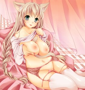 Rating: Explicit Score: 0 Tags: animal_ears artist_request blonde_hair breasts cat_ears cat_tail female garter_belt green_eyes long_hair menokonome nipples panties pink_panties rule34 tail thighhighs tied_hair twintails underwear User: bunchy7s