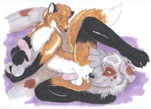 Rating: Explicit Score: 0 Tags: 69_position anthro anus balls canid canine canis dipstick_tail domestic_dog duo e621 erection fox genitals green_eyes male male/male male_penetrated male_penetrating male_penetrating_male mammal markings oral penetration penis sex simple_background tail tail_markings unknown_artist white_background User: bunchy7s