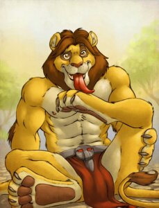 Rating: Safe Score: 0 Tags: abs anthro biceps big_muscles biped bottomwear brown_body brown_fur clothed clothing e621 feet felid fur furryrevolution hi_res hindpaw licking lion loincloth looking_at_viewer male mammal muscular muscular_anthro muscular_male nipples pantherine pawpads paws pecs plantigrade pose sitting solo tail tail_tuft tongue tongue_out topless tuft yellow_body yellow_fur User: bunchy7s Rating: Safe Score: 0 Tags: abs anthro biceps big_muscles biped bottomwear brown_body brown_fur clothed clothing e621 feet felid fur furryrevolution hi_res hindpaw licking lion loincloth looking_at_viewer male mammal muscular muscular_anthro muscular_male nipples pantherine pawpads paws pecs plantigrade pose sitting solo tail tail_tuft tongue tongue_out topless tuft yellow_body yellow_fur User: bunchy7s