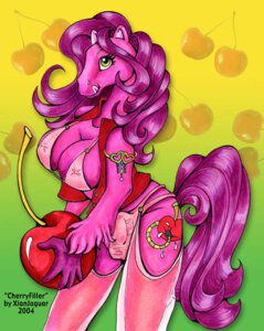 Rating: Questionable Score: 0 Tags: 2004 anthro anthrofied breasts bulge cherry cherryfiller e621 equid equine fan_character food fruit gynomorph hasbro horse intersex mammal my_little_pony plant pony pre-g4 signature solo tail xianjaguar User: bunchy7s