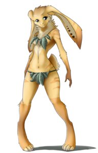 Rating: Safe Score: 0 Tags: 4_toes anthro barefoot biped bottomwear breasts claws clothed clothing crotch_apron digitigrade e621 ear_piercing feet female hare hy_thegreykatt lagomorph leaf leaf_clothing leporid loincloth long_ears looking_at_viewer mammal piercing simple_background skimpy slim solo standing toes tribal white_background User: bunchy7s
