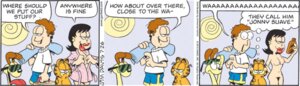 Rating: Explicit Score: 0 Tags: basket beach beach_towel comic domestic_cat domestic_dog edit edited english_text erection_under_clothes female garfield_(series) garfield_the_cat hand_behind_back jon_arbuckle liz_wilson newspaper_comic_strip nude nude_edit nude_female odie red_lips rule34 shorts sun sunglasses sunglasses_removed suntan_lotion text tongue tongue_out undressing wide_eyed User: bunchy7s
