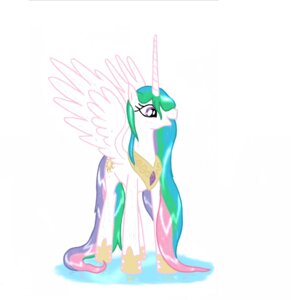 Rating: Safe Score: 0 Tags: cutie_mark e621 equid equine feathered_wings feathers female feral friendship_is_magic groovebird hair hasbro hi_res horn long_hair mammal multicolored_hair my_little_pony mythological_creature mythological_equine mythology princess princess_celestia_(mlp) quadruped royalty simple_background solo tail wet wet_hair white_body white_feathers winged_unicorn wings User: bunchy7s