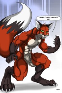 Rating: Safe Score: 0 Tags: 4_toes abs anthro biceps biped black-rat black_nose brown_body brown_fur canid canine claws clenched_teeth comic dialogue digitigrade e621 english_text feet fox full-length_portrait fur green_eyes hindpaw looking_down male mammal muscular muscular_anthro muscular_male naturally_censored pawpads paws pecs portrait pose raised_tail red_body red_fur simple_background snout solo standing tail teeth text toe_claws toes transformation whiskers white_body white_fur User: bunchy7s