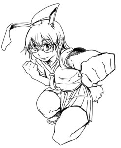 Rating: Safe Score: 0 Tags: 5_fingers animal_humanoid asian_clothing black_and_white clothed clothing e621 east_asian_clothing eyewear female fingers fist front_view fully_clothed glasses hair humanoid humanoid_hands japanese_clothing japanese_school_uniform lagomorph lagomorph_humanoid leporid_humanoid long_ears looking_at_viewer mammal mammal_humanoid monochrome outstretched_arm punch rabbit_humanoid school_uniform serafuku simple_background solo uniform unknown_artist white_background User: bunchy7s Rating: Safe Score: 0 Tags: 5_fingers animal_humanoid asian_clothing black_and_white clothed clothing e621 east_asian_clothing eyewear female fingers fist front_view fully_clothed glasses hair humanoid humanoid_hands japanese_clothing japanese_school_uniform lagomorph lagomorph_humanoid leporid_humanoid long_ears looking_at_viewer mammal mammal_humanoid monochrome outstretched_arm punch rabbit_humanoid school_uniform serafuku simple_background solo uniform unknown_artist white_background User: bunchy7s