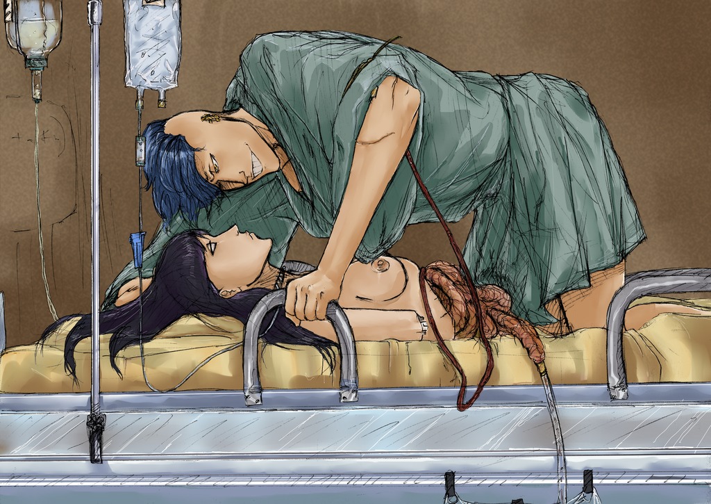 bleach female gore guro kurotsuchi_mayuri kurotsuchi_nemu mayuri_kurotsuchi rule34 tagme