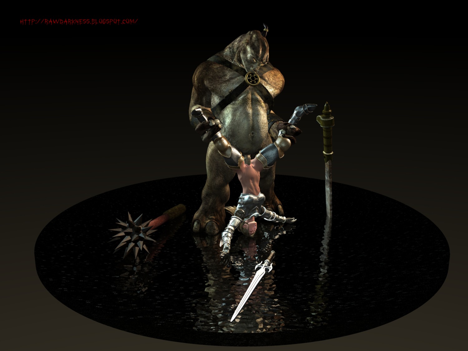 2009 3d_(artwork) 4:3 armor bottomless clothed clothing digital_media_(artwork) duo e621 erection female female_penetrated genitals hi_res human human_on_humanoid human_penetrated humanoid interspecies male male/female male_penetrating male_penetrating_female mammal monster monster_on_female not_furry nude penetration penile penile_penetration penis penis_in_vagina rawdarkness sex text troll_(mythology) url vaginal vaginal_penetration
