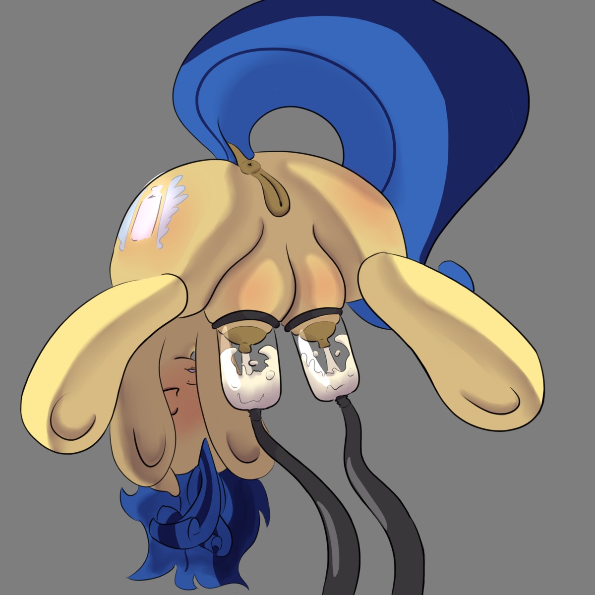 1:1 absurd_res alpha_channel animal_genitalia animal_vulva anus big_breasts blue_hair bodily_fluids breast_milking breasts cutie_mark e621 earth_pony equid equine equine_genitalia equine_vulva fan_character female full_stop genitals hair hasbro hi_res horse lactating machine mammal milk milking_machine milky_way_(flash_equestria) multicolored_hair my_little_pony nipples pony puffy_anus solo tail teats two_tone_hair vulva