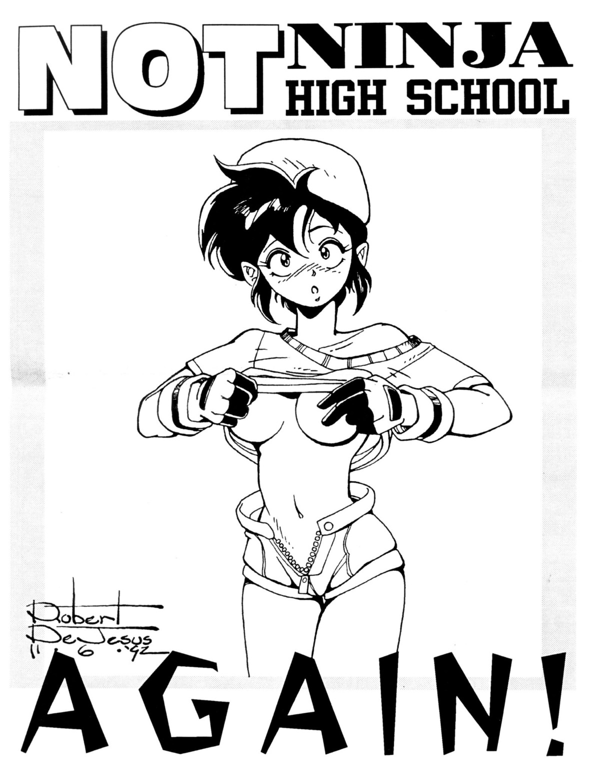 1990s 1992 20th_century dated female ninja_high_school not_ninja_high_school robert_dejesus rule34 straight_hair tagme