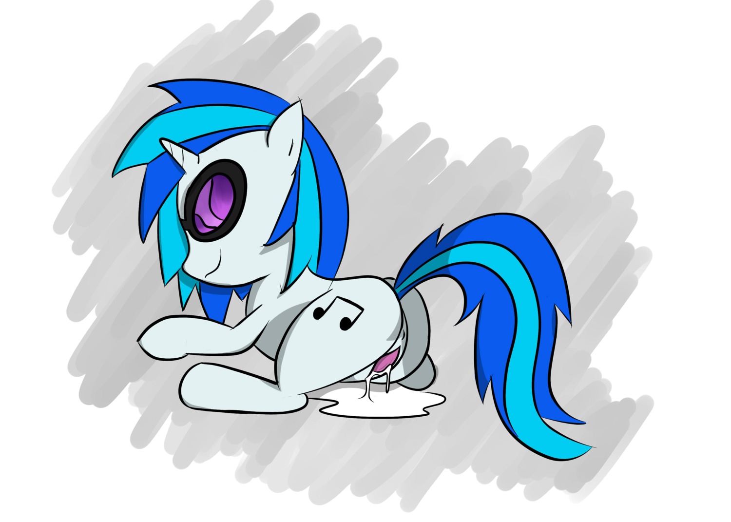 equine female feral friendship_is_magic horse my_little_pony pony rule34 straight_hair tagme unicorn vinyl_scratch_(mlp)
