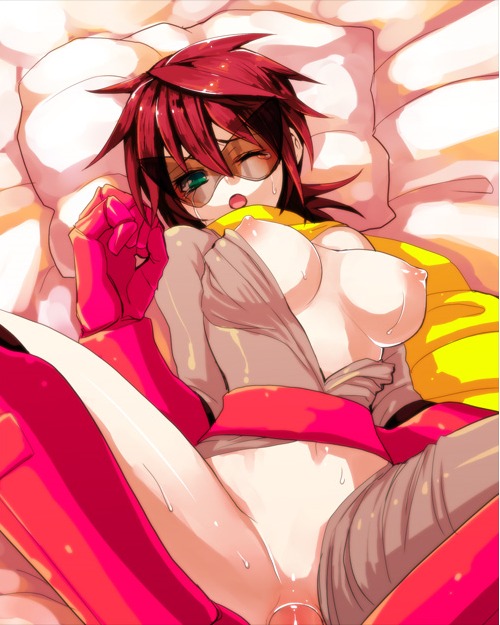 breasts brown_hair capcom duo female gloves hair lying male mega_man mega_man_(classic) no_panties on_back open_clothes open_shirt pillow pov proto_man pussy rule34 rule_63 scarf sex shirt solo_focus spread_legs straight sunglasses sweat tears tinted_eyewear uncensored vaginal_penetration visor visor_(eyewear) visor_glasses wince wink zakki